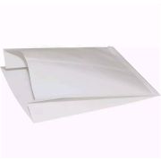 Пакет бумажный с плоским дном 200х85х285мм С ламинацией, без печати цвет Белый (х50/1000)