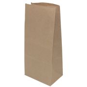 Пакет бумажный «на вынос» 80х50х170мм 70г/м2 цвет Крафт (х2000)