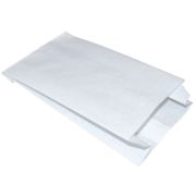 Пакет бумажный с плоским дном 100х50х175мм ЖС 40г/м2 цвет Белый Артпласт (х3400)