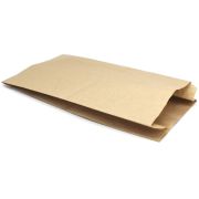 Бумажные пакеты плоское дно без окна 250х90х390 мм Пакет бумажный с плоским дном крафт40 (х1500) Россия