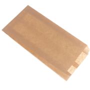 Пакет бумажный с плоским дном 80х40х275мм ВПМ 40г/м2 цвет Бежевый (х2500)