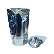 Пакет Дой-пак с ЗИП-замком 150х105мм BOPP/VMPET/PE 140micron цвет Металлик (х1/50)