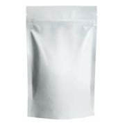 Пакет Дой-Пак с замком Zip-lock 250х160мм БОПП мат/РЕТ мет/РЕ, скругленный край цвет Белый (х1/100) КИТАЙ