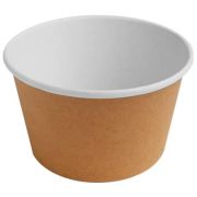 Контейнер бумажный круглый 500мл D=121мм цвет Крафт (х50/500)