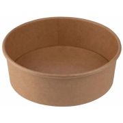 Контейнер бумажный круглый 500мл D=150мм Выс:50мм LD цвет Крафт (х1/300) Китай