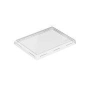 Крышка для бумажного контейнера 160х120мм OneClick Lid 500/0 для 500 мл Низкая цвет прозр. (х400)