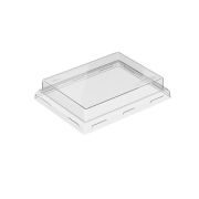 Крышка для бумажного контейнера 160х120х20мм OneClick Lid 500/20 для 500 мл Высокая цвет прозр. (х400)