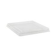 Крышка для бумажного контейнера 163х163х13.5мм OpSalad для 900 мл Плоская цвет прозр. OSQ (х50/400)