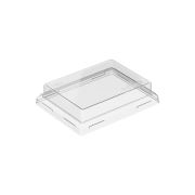 Крышка для бумажного контейнера 135х100х20мм OneClick Lid 400/20 для 400 мл Высокая цвет прозр. (х600)