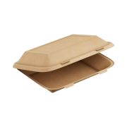 Ланч-бокс бумажный 600мл 160х110х60мм OneGo 600/b цвет Крафт (х20/400)