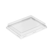 Крышка для бумажного контейнера 200х150х20мм OneClick Lid 1000/20 для 1000 мл Высокая цвет Прозрачный (х50/300)