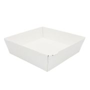 Контейнер бумажный без крыш. 800мл 150х150х49мм ForGenika SMARTPACK White цвет Белый OSQ (х50/200)