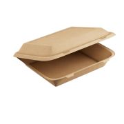 Ланч-бокс бумажный 1000мл 200х160х60мм OneGo 1000/b цвет Крафт (х20/280)