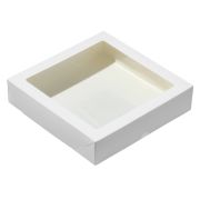 Контейнер бумажный «на вынос» 1500мл 200x200x40мм TABOX PRO цвет Белый OSQ (х225)