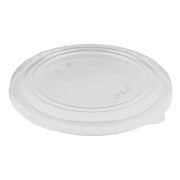 Крышка для бумажного контейнера 150мм 620мл, 750мл, 1000мл ПЭТ Плоская цвет Прозрачный OSQ (х45/270)