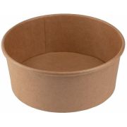 Контейнер бумажный круглый 750мл D=150мм Выс:60мм LD цвет Крафт (х50/300)