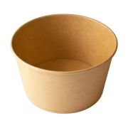 Контейнер бумажный круглый 720мл 135мм цвет Крафт (х50/350)