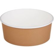 Контейнер бумажный круглый 750мл 150мм Выс.: 61мм Round Bowl цвет Крафт OSQ (х270)