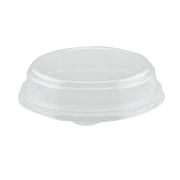 Крышка для бумажного контейнера D=150мм ПЭТ 620мм, 750мл, 1000мл Высокая цвет Прозрачный OSQ (х270)