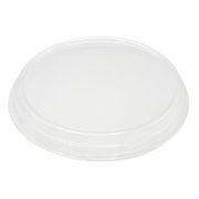 Крышка для бумажного контейнера D=152мм Низкая плоская для 750 мл ПС Низкая плоская цвет прозр. Инлайн (х180)