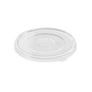 Крышка для бумажного контейнера D=145мм UP lid 760+/0 760мл супника ПП цвет Прозрачный (х25/300)