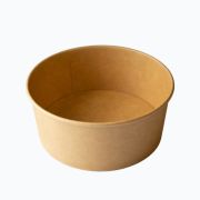 Контейнер бумажный круглый 550мл 135мм цвет Крафт (х50/350)
