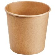 Контейнер бумажный круглый 750мл D=117мм LD цвет Крафт (х50/500)