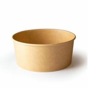 Контейнер бумажный круглый 550мл D=135мм цвет Крафт (х50/400)