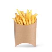 Упаковка для картофеля фри 110г 68х110х111мм FRY размер M Размер M (малая) цвет Крафт OSQ (х50/900)