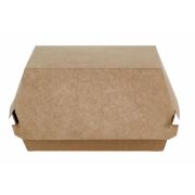 Коробка д/гамбургеров ECO BURGER L 120х120х70мм BURGER Размер L цвет Крафт DoECO (х50/150)