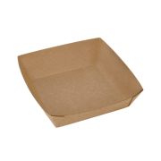 Лоток бумажный 550мл 139х139х40мм ECO TRAY цвет Крафт DoECO (х50/300)
