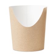 Упаковка для снеков 600мл Выс:108мм D=108мм SNACK BOWL L OSQ цвет Крафт/Белый OSQ (х525)
