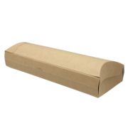 Упаковка для роллов 220х75х55мм PILLOW цвет Крафт/Белый Packton (х1/500)
