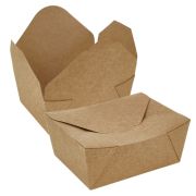 Контейнер бумажный 900мл 150х115х70мм ECO FOLD BOX цвет Крафт DoECO (х60/240)