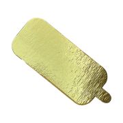 Подложка 0,8 мм 130х40мм с ручкой цвет Золотой прямоуг. (х100)