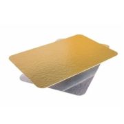 Подложка 0,8 мм 230x140мм цвет Золото/Серебро Прямоугольная (х1/1000)