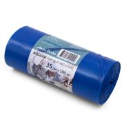 Мешок кондитерский 35х17см ширина 17см, 90мкм в ролике, п/э, 90 мкм цвет Синий Aleks Parks (х1/100)