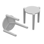 Подставка-упор в коробку с пиццей D=32мм Выс:34мм Перинт (х800)