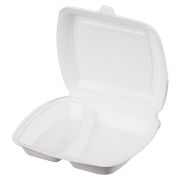 Ланчбокс 2х секц. ВПС цвет Белый 249х207х61мм LBE-2 А, Эконом Протэк ВВМ (х100)