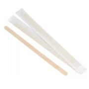 Размешиватель деревянный для кофе Дл:190мм В инд. бум. упаковке (х200/3000)