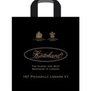 Пакет ПЭ с петлевой ручкой 30х33+3см (70) «Хатчард» (Черный) Артпласт (х50/500)