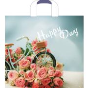 Пакет ПЭ с петлевой ручкой 38х34+3см (70) (Счастливый день) Артпласт (х50/500)