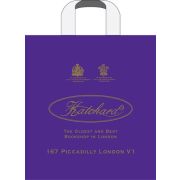 Пакет ПЭ с петлевой ручкой 30х33+3см (70) «Хатчард» (фиолет.) Артпласт (х50/500)