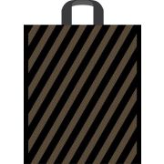 Пакет ПЭ с петлевой ручкой 38х45+3см (45) «Полоса» Артпласт (х50/500)