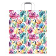 Пакет ПЭ с петлевой ручкой 38x42+3см (37) ПНД (Акварельный сад) Артпласт (х50/500)