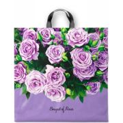 Пакет ПЭ с петлевой ручкой 44х44+6см (70) (Букет) Интерпак (х25/250)