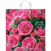 Пакет ПЭ с петлевой ручкой 40x42+6см (50) (Розита) Интерпак (х25/500)