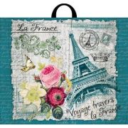 Пакет ПЭ с петлевой ручкой 60х50+6см (70) (Франция) Интерпак (х25/250)