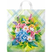 Пакет ПЭ с петлевой ручкой 38x42+6см (40) ПНД (Июль) Интерпак (х25/500)