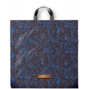 Пакет ПЭ с петлевой ручкой 44х44+6см (70) (Джинсовая роза) Интерпак (х25/250)